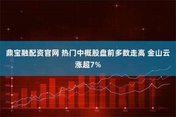 鼎宝融配资官网 热门中概股盘前多数走高 金山云涨超7%