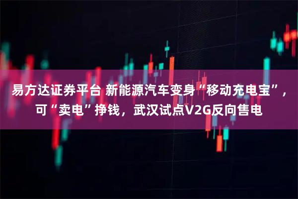 易方达证券平台 新能源汽车变身“移动充电宝”，可“卖电”挣钱，武汉试点V2G反向售电